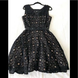 Betsy & Adams black lace dress